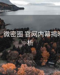 图解版：微密圈 官网内幕揭晓深度解析