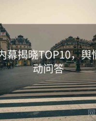 吃瓜51内幕揭晓TOP10，舆情观察互动问答